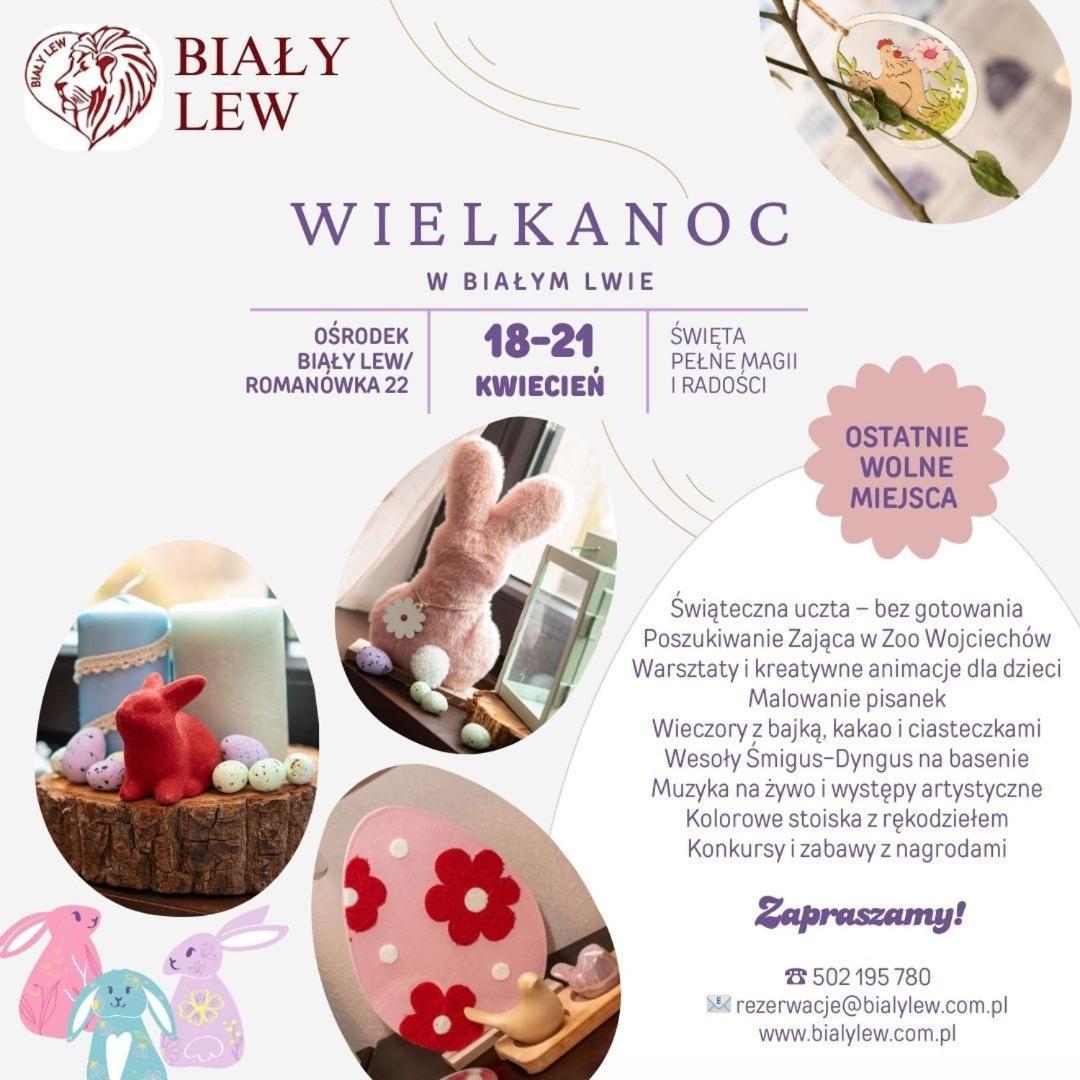Bed and Breakfast Osrodek Bialy Lew Wojciechow  Exterior foto